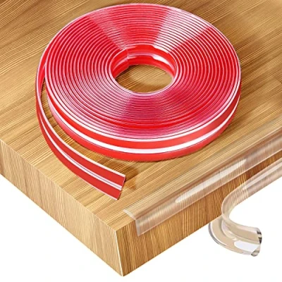 Imagen de Romon 6 Metros Protectores para Bordes Bebe, Transparente Protector Esquinas Muebles Pre Adhesión PVC Esquineras Protectoras Mesas y Muebles, Fuerte Borde Mesa