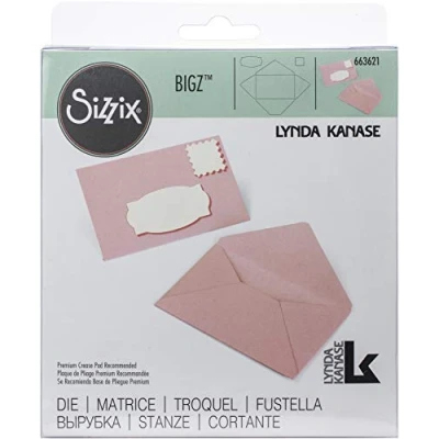 Imagen de Sizzix Troquel Bigz 663621 sobre, Mini by Lynda Kanase, Multicolor, talla única