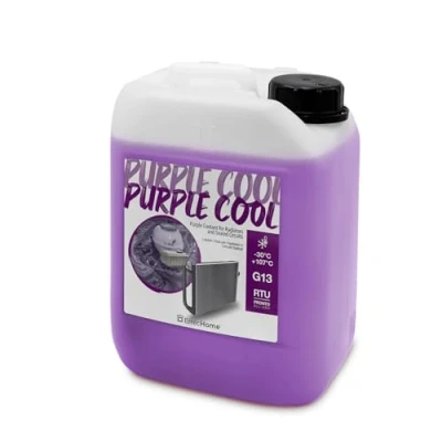 Imagen de ErrecHome Purple Cool, Fluido para Radiador Morado 30C/+107C, Anticongelante G13 con paquete de aditivos glicerina, Listo usar, 5 Litros