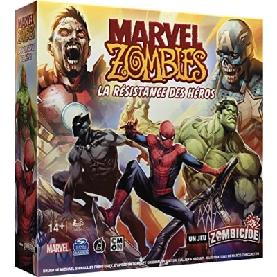 Imagen de Asmodee Cmon Marvel Zombies: La Resistencia de los Héroes Juego Zombicida Juegos mesa figuras cooperativo para adultos y niños a partir 14 años Versión francesa