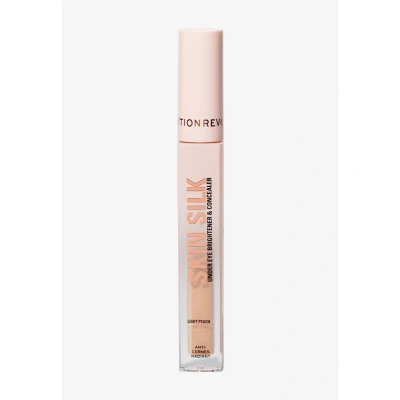 Imagen de Revolution Skin Silk Radiant Serum Augenaufheller Hydratisiert und glättet mit Hyaluronsäure Squalan Vegan &amp; Cruelty Free Light Peach 4 ml