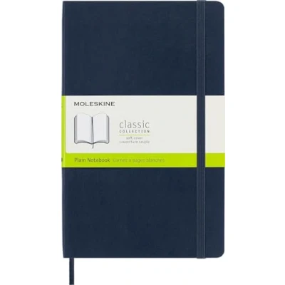 Imagen de Moleskine Cuaderno Large Liso Tapa Blanda Azul Zafiro