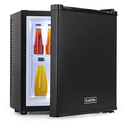 Imagen de KLARSTEIN Nevera Pequeña para Habitación, Mini Comida, Bebidas, Cerveza, Cosméticos, Frigirificos Pequeños Casa y Oficina, Neveras Pequeñas 13L Estantes Ajustables, Silenciosa