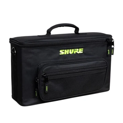Imagen de Shure by Gator Stagehand Series; estuche de transporte acolchado para hasta 2 sistemas micrófonos wireless; (SH WRLSSCARRYBAG 2)