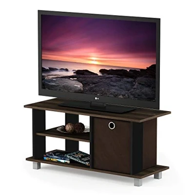 Imagen de Furinno Simplistic mesa para TV, Madera, Columbia Nogal y marrón Oscuro, 32.51 x 80 38.35 cm