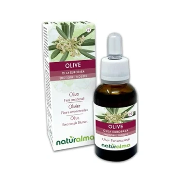 Imagen de Olive o Olivo (Olea europaea) Flores de Bach Naturalma Gotas 30 ml Extracto líquido sin alcohol Esencias florales Vegano y libre