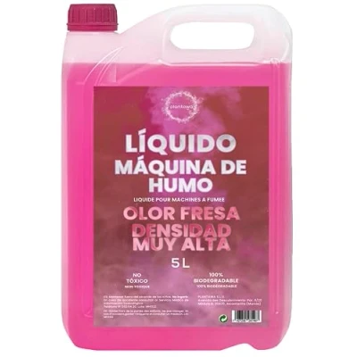 Imagen de Plantawa Líquido Máquina de Humo 5 Litros: Densidad Muy Alta Olor Fresa, humo, cañon fog machine, halloween holographic, Fuego Artificial y fuegos artificiales cohetes