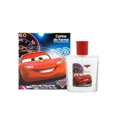 Imagen de Corine de Farme Eau Toilette Cars Disney Colonia para Niños desde 3 Años Clean Beauty, Made in France Fragancia Fresca y Afrutada 50 ml