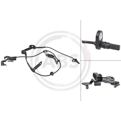 Imagen de A.B.S. 31964 Sensor de ABS activo 1100 negro