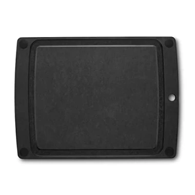 Imagen de Victorinox Tabla de Cortar Cocina, All in One, Cutting Board L 44.4 x, 33 0.6, con Surco para Líquidos, Resistente, Antideslizante, Apto Lavavajillas, Negro