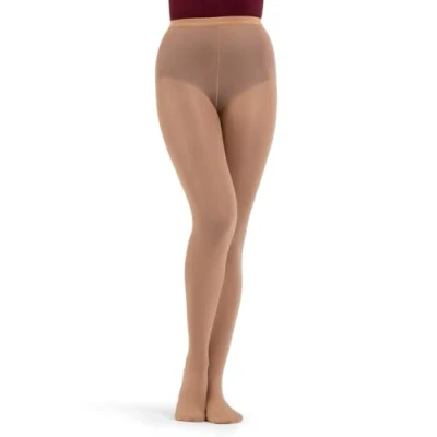 Imagen de Capezio N14 Ajustado con pies, Suntan, XL para Mujer