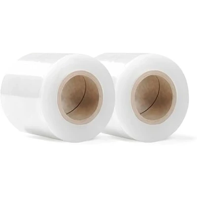 Imagen de RAGO® film transparente para muebles mini Embalar I Rollo de lámina elástica Papel Rollos Plastico Embalaje (2 x transparentes 0,43 kg)