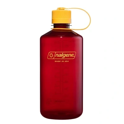 Imagen de Nalgene Botella de agua ligera Sustain Tritan sin BPA irrompible para mochilero, senderismo, gimnasio, 907 ml, boca estrecha, Laker, 32 oz