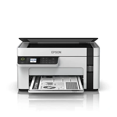 Imagen de Epson EcoTank M2120 Impresora multifunción (Mono, inyección de Tinta, A4, Wi Fi), Color Blanco