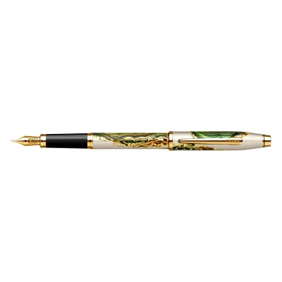 Imagen de Cross Wanderlust Borneo w/Gold Plated Appointments and Stainless Steel Medium Nib Fountain Pen