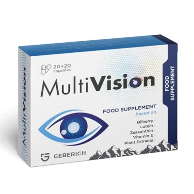 Imagen de Multivision Suplemento Alimenticio para los Ojos 40 Cápsulas con Luteína y Zeaxantina