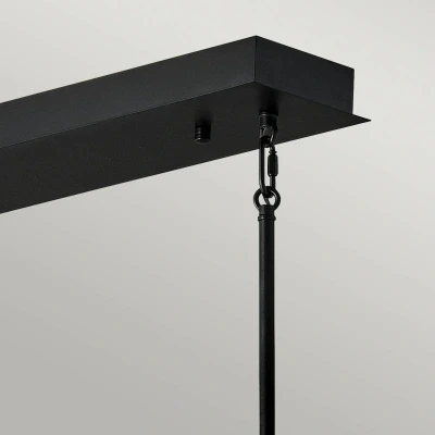 Imagen de Elstead Hinkley Styx Lámpara de techo LED integrada (3000 K, color negro y dorado)