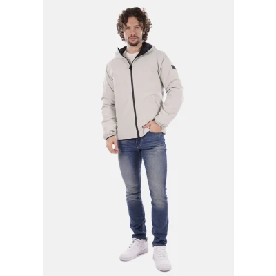 Imagen de GIANNI CAZADORA GRIS REVERSIBLE CON CAPUCHA L