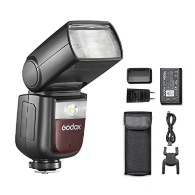Imagen de GODOX V860III N Flash para Nikon Speedlight Speedlite Light, 2.4G HSS 1/8000s, 480 Flashes de Potencia Completa, Batería Iones Litio 7.2V/2600mAh, Tiempo Reciclaje 0.01 1.5s