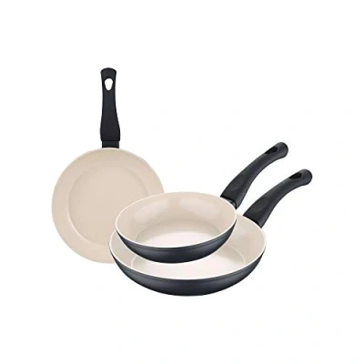 Imagen de San Ignacio Q3414 Juego de sartenes 18/22/26 cm Aluminio Forjado colección Cronos