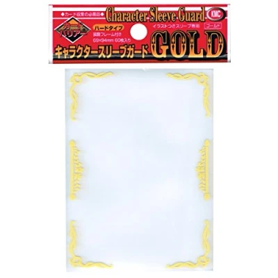 Imagen de Mangas estándar KMC Character Guard Gold 60 estuches para tarjetas de gran tamaño 69 x 94 mm