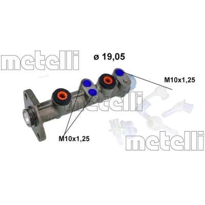Imagen de METELLI 05 0006K Cilindro Maestro de Freno 19,05 Hierro fundido SEAT: 127 Hatchback, 128 Berlina, 850 FIAT: 126, 132