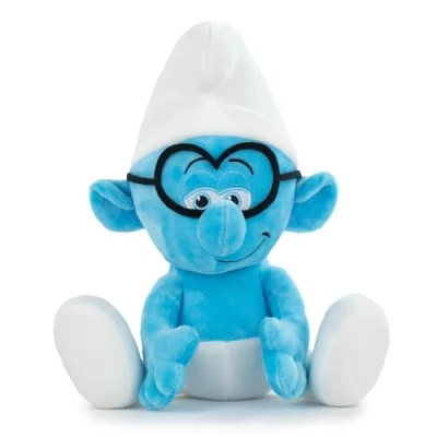 Imagen de Peluche Los Pitufos Pitufo Clásico, Pitufina, Papá Pitufo, Filósofo, Bromista, Gruñón 26cm 16002615 (Pitufo Filósofo)