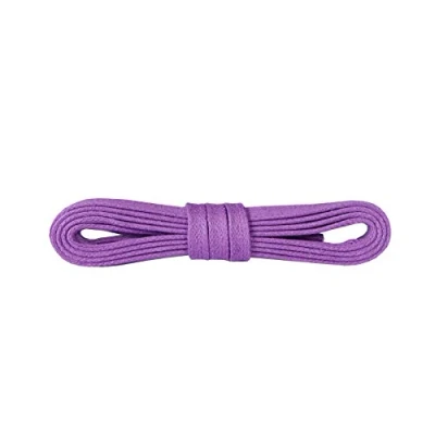 Imagen de Kaps Cordones Botas Planos Encerados, 100% Algodón Fino, Coloridos, Ancho 5 mm, Muchos Colores y Longitudes, Hechos en Europa (120 cm 47 pulgada 6 8 pares de ojales / 92 Morado)