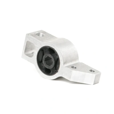 Imagen de FEBI BILSTEIN 27069 Silentblock Brazo de Suspension con soporte Eje delantero, izquierda, debajo, posterior Aluminio, Caucho VOLKSWAGEN: Golf 5