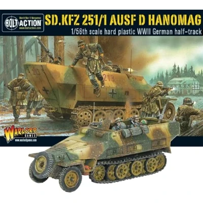 Imagen de SD.KFZ 251/1 AUSF D HANOMAG Bolt Action Wargaming Plastic model by