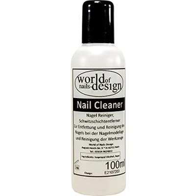 Imagen de World of Nails Design Limpiador para uñas de gel, 100 ml, 70% isopropanol