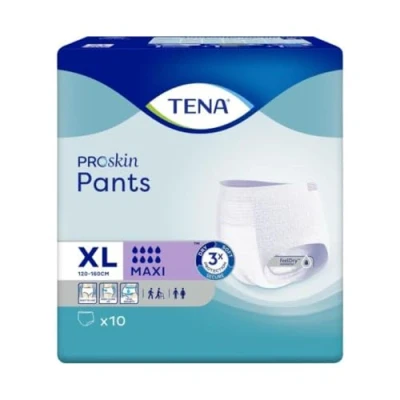 Imagen de TENA Pantalones maxi Talla extra grande 8 gotas de alta absorción incontinencia Paquete 4 10