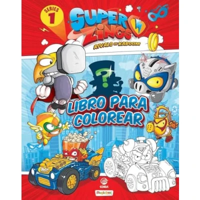 Imagen de Libro para colorear Superthings Series 1 España