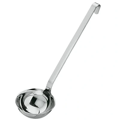 Imagen de Rösle Haken Schöpfkelle Cucharón, Acero Inoxidable, Plateado, Ø 10 cm