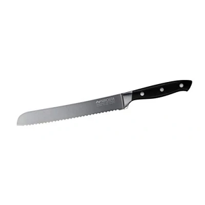 Imagen de Nirosta Trinity Cuchillo de Pan, Panero 20 cm Hoja, cocina acero inoxidable con mango ergonómico, Afilado Sierra para Dentado, 34 longitud, 1 ud