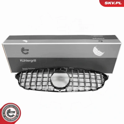 Imagen de ESEN SKV 66SKV520 Parrilla plata sin cámara MERCEDES BENZ: Clase C Cabrio, Sedán, Coupé