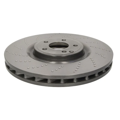 Imagen de BREMBO COATED DISC LINE 09.B747.51 Disco de freno 360 36 5 perforado/ventil. int. revestido altamente carbonizado con tornillos