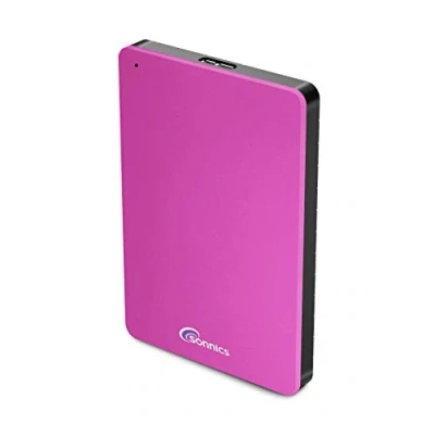 Imagen de Sonnics 1TB USB 3.0 Externos Portátil Duros Discos por Ventanas PC, Mac, Smart TV, Xbox One &amp; PS4, Rosa