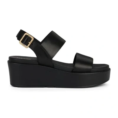 Imagen de Geox D Xand 2.2s A, Sandalia de cuña, Negro, 41 EU