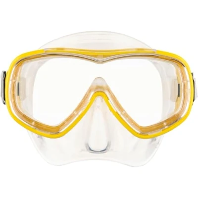 Imagen de Cressi Piumetta, gafas de buceo niños2, Amarillo, 3 6 años