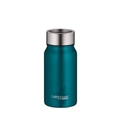 Imagen de TC DRINKING MUG Taza térmica (0,35 l, acero inoxidable, 8 horas de calor/16 frío, totalmente hermética, para universidad, oficina, cierre desmontable, lavavajillas, termo