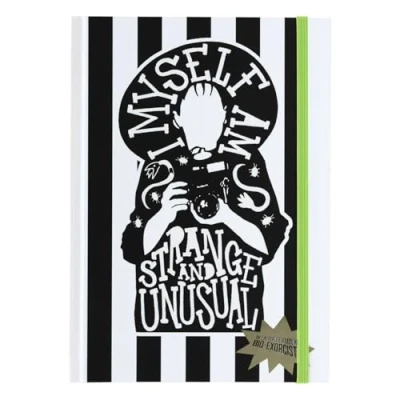 Imagen de Grupo Erik Cuaderno A5 Beetlejuice Bloc de notas con marcapáginas Libreta hojas blancas rayadas pequeño