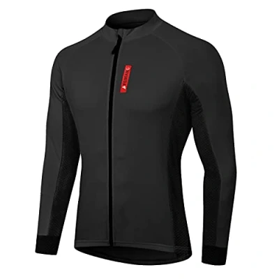 Imagen de MEETWEE Maillot Ciclismo Hombre, Bicicleta De para Jersey Manga Corta Cómodo Respirable Secado Rápido, Verde/Negro, S