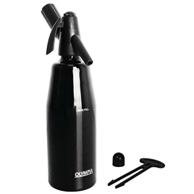 Imagen de Olympia ce341 sifón para Soda, 1 L, color negro