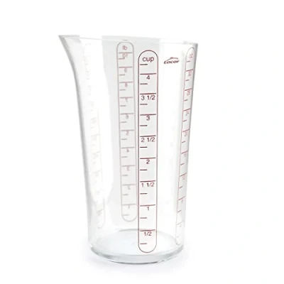 Imagen de Lacor 67071 Vaso Medidor Básico, Recipiente con Medidas, de Líquidos, Plástico Máxima Calidad, Libre BPA, 10,5 cm, 1 L