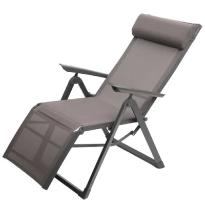 Imagen de Hespéride Sillón de jardín reclinable Decima Avellana y Praliné 8 Posiciones