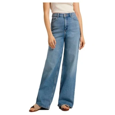 Imagen de Lee Stella a Line Jeans, Azul (Mid Soho), 32W x 33L para Mujer