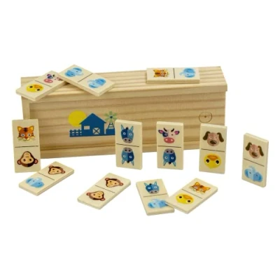 Imagen de Science4you Dominó Infantil de Animales Juego Madeira para Niños 3+ años Juguetes Madera, Juegos y Regalos Niñas 2 3 4 5+