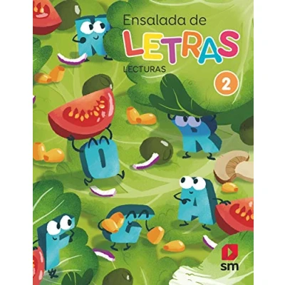 Imagen de Lecturas: Ensalada de letras. 2 Primaria. Más Savia (MAS SAVIA)