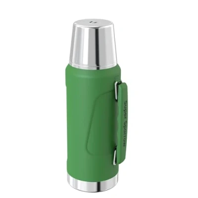 Imagen de Super Sparrow Botella Termica 1500ml Termo de Acero Inoxidable Cantimplora Sin BPA Cafe Tapa Antifugas que Sirve Taza Se Mantiene Caliente 24 o Frío 36 Horas